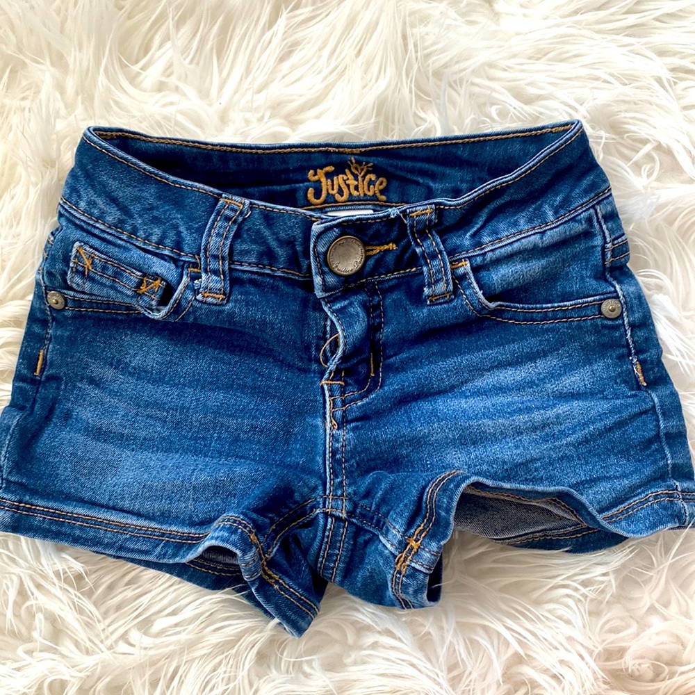 Justice jean shorts